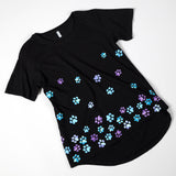 Tumbling Paws Gradient Short Sleeve T-Shirt - Aaria Tees Aaria Tees