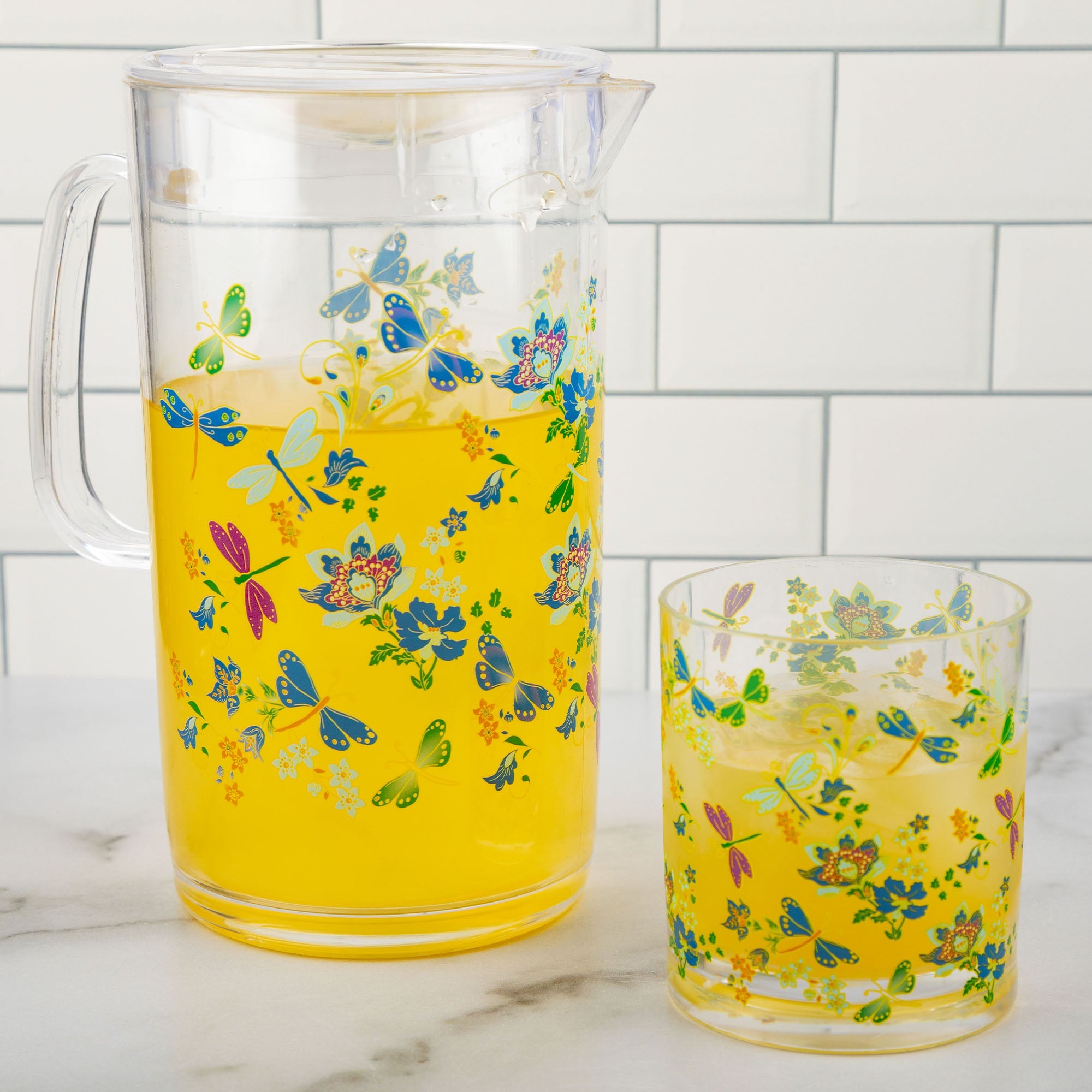 Dragonfly Meadow 64 oz Pitcher & Drinkware Set - Aaria Tees Aaria Tees