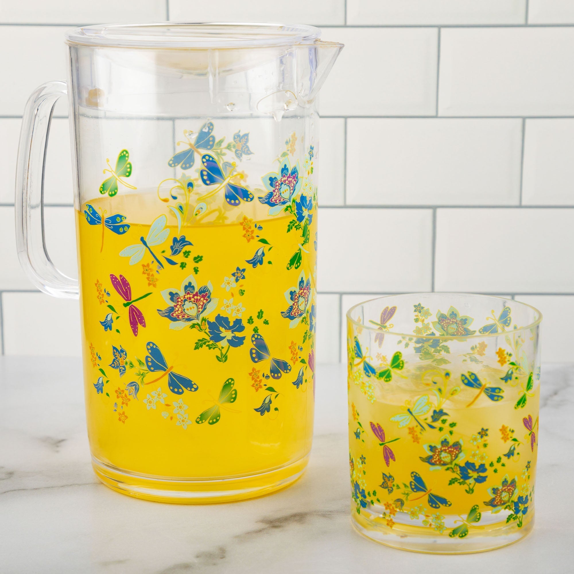Dragonfly Meadow 64 oz Pitcher & Drinkware Set - Aaria Tees Aaria Tees