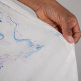 Marbleous Paw Print Hand Crafted Long Dress - Aaria Tees Aaria Tees