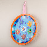 Hand Painted Paws & Flowers Decorative Ceramic Plate - Aaria Tees Aaria Tees