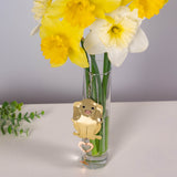 Puppy Mixed Metal Ornament - Aaria Tees Aaria Tees