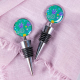 Fields of Flowers Paws Wine Stopper - Set of 2 - Aaria Tees Aaria Tees