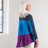 Butterfly Dance Long Sleeve Tunic - Aaria Tees Aaria Tees