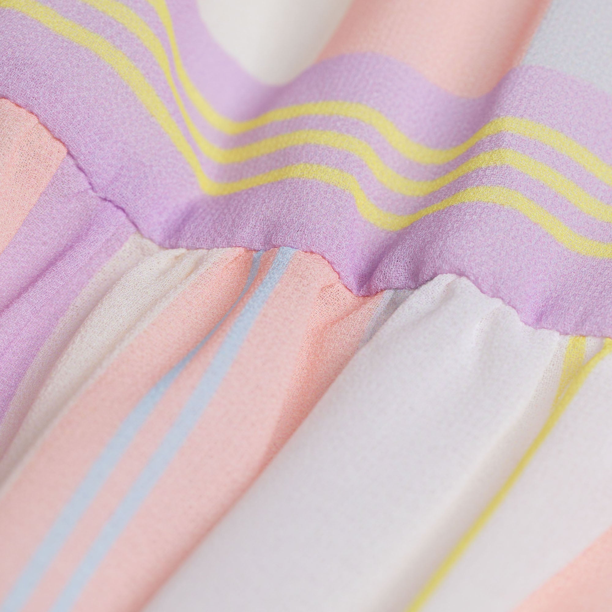 Colorful Stripes Tie Shoulder Maxi Dress - Aaria Tees Aaria Tees