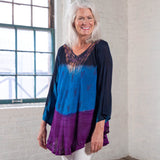 Butterfly Dance Long Sleeve Tunic - Aaria Tees Aaria Tees