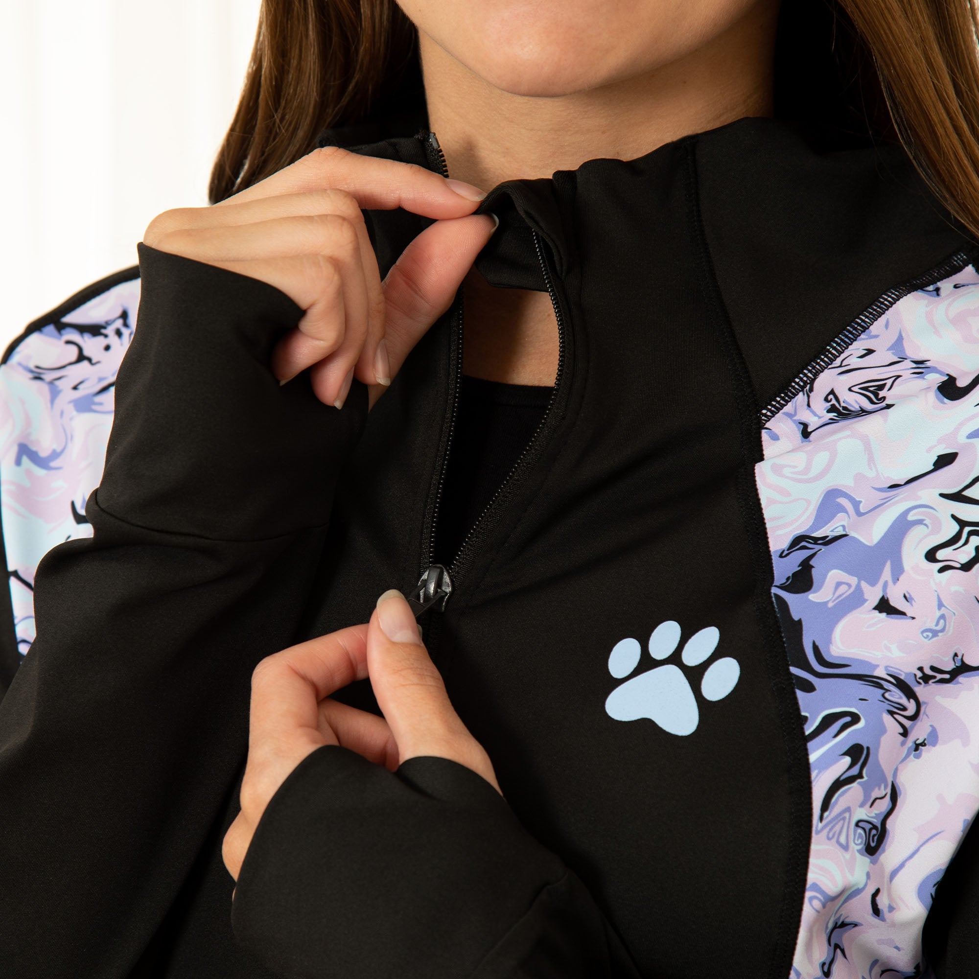 Yoga Paw Print Cross Over Separates - Aaria Tees Aaria Tees