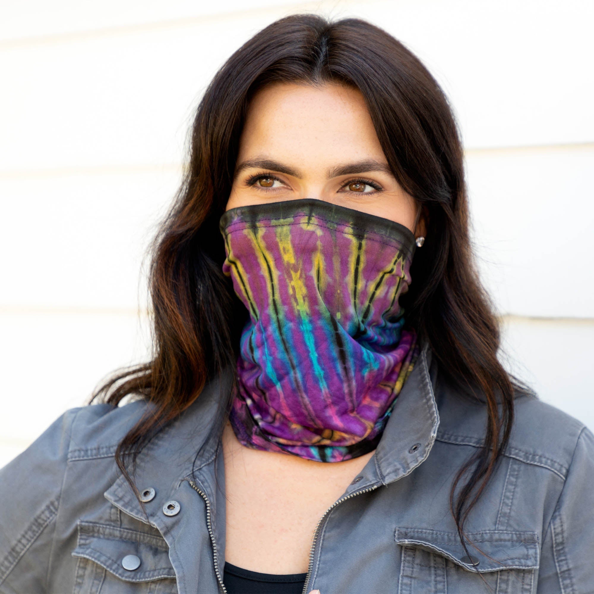 Tie-Dye Gaiter Face Mask - Aaria Tees Aaria Tees