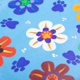 Hand Painted Paws & Flowers Decorative Ceramic Plate - Aaria Tees Aaria Tees