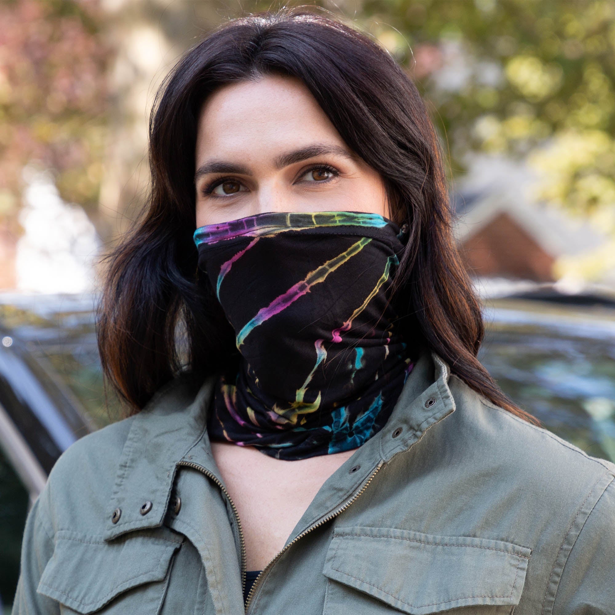 Tie-Dye Gaiter Face Mask - Aaria Tees Aaria Tees