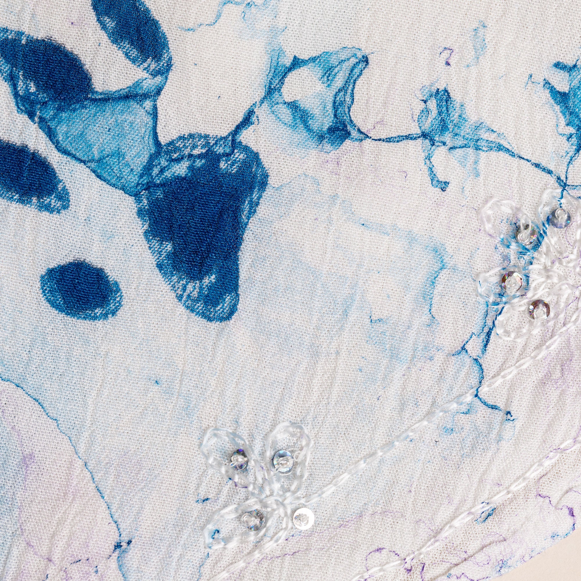 Marbleous Paw Print Hand Crafted Long Dress - Aaria Tees Aaria Tees
