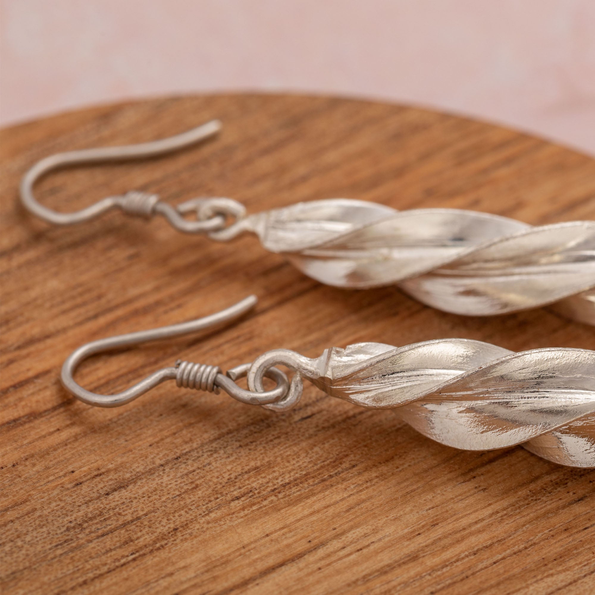 Fulani Spiral Djenne Drop Earrings - Aaria Tees Aaria Tees
