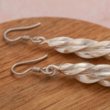 Fulani Spiral Djenne Drop Earrings - Aaria Tees Aaria Tees