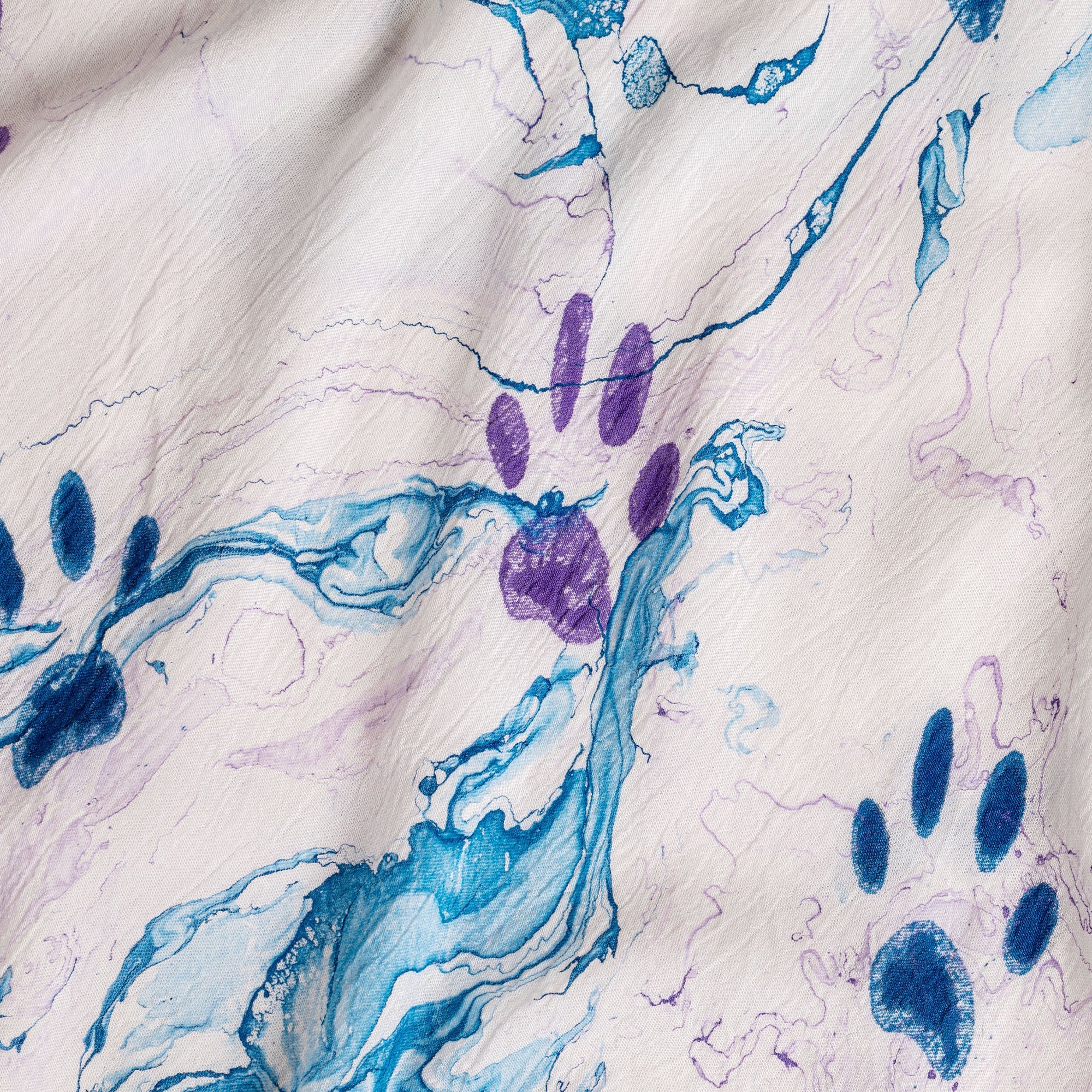 Marbleous Paw Print Hand Crafted Long Dress - Aaria Tees Aaria Tees