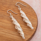 Fulani Spiral Djenne Drop Earrings - Aaria Tees Aaria Tees