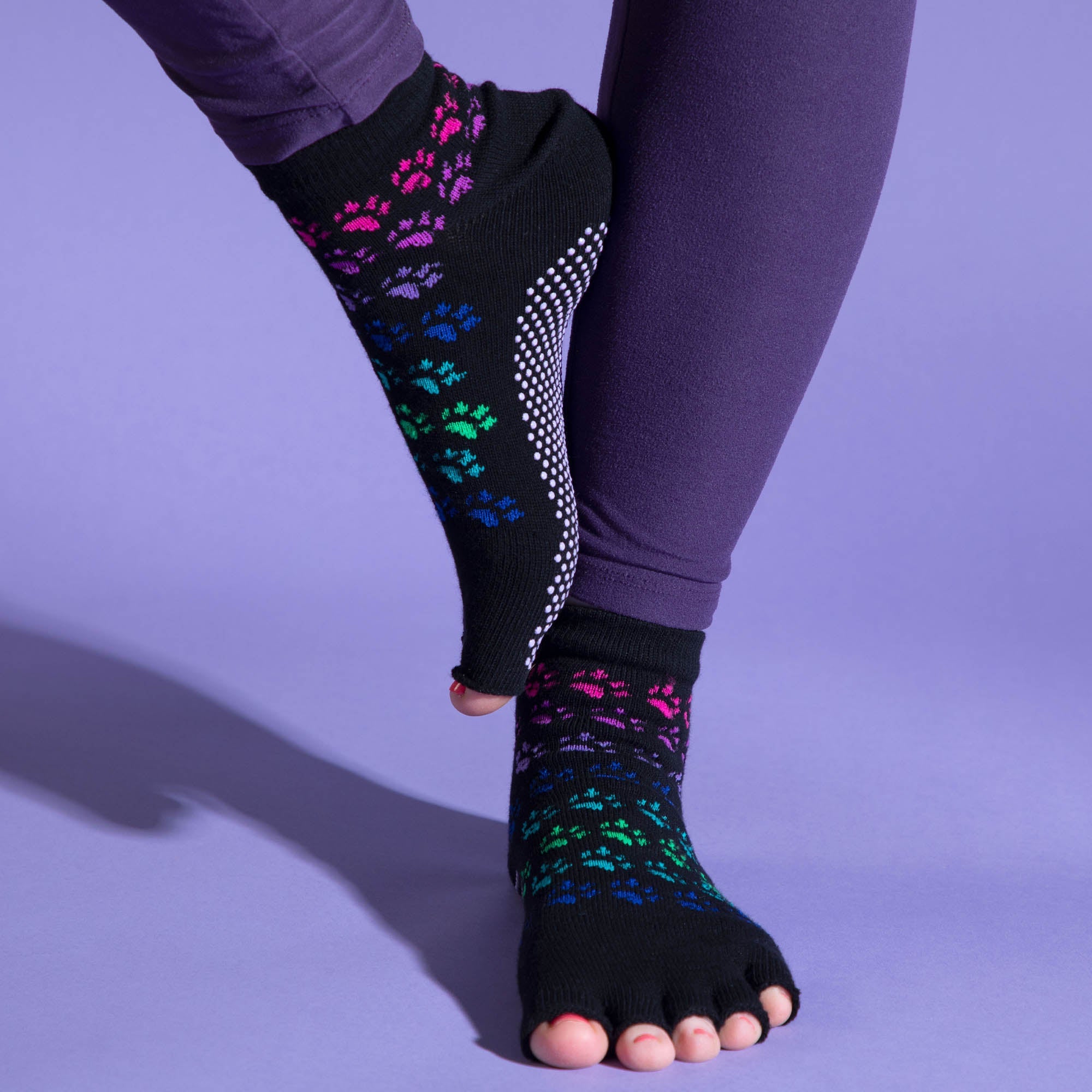 Jacquard Grip Yoga Socks - Aaria Tees Aaria Tees