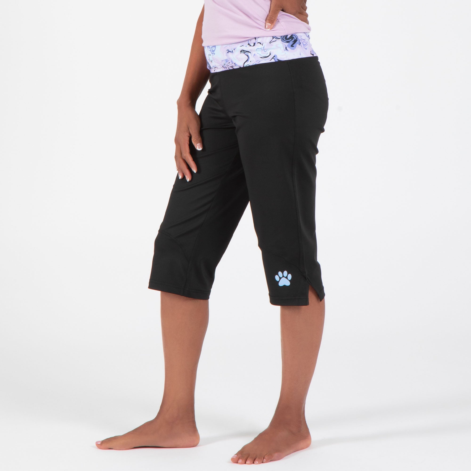 Yoga Paw Print Cross Over Separates - Aaria Tees Aaria Tees