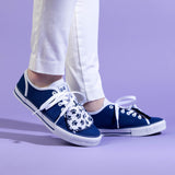 Women's Paw Print Low Top Shoes - Aaria Tees Aaria Tees