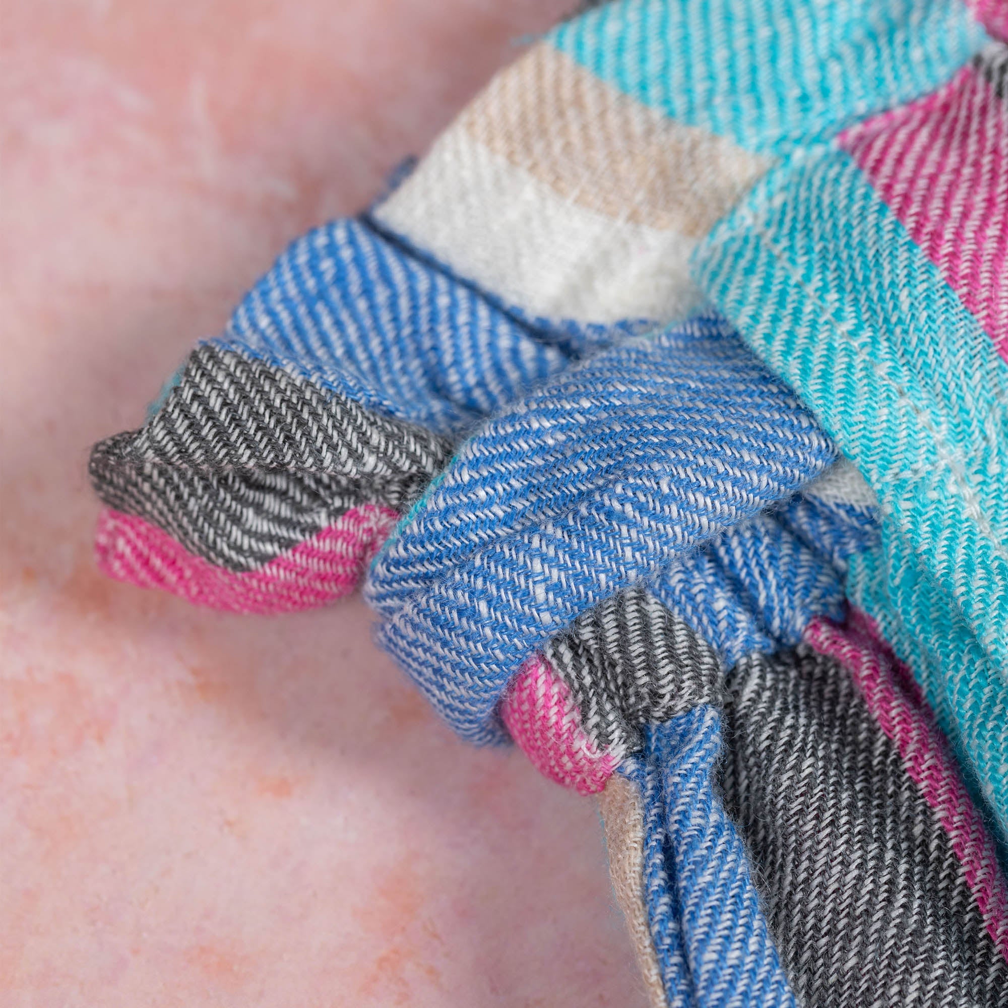 Faded Rainbow Linen Shorts - Aaria Tees Aaria Tees