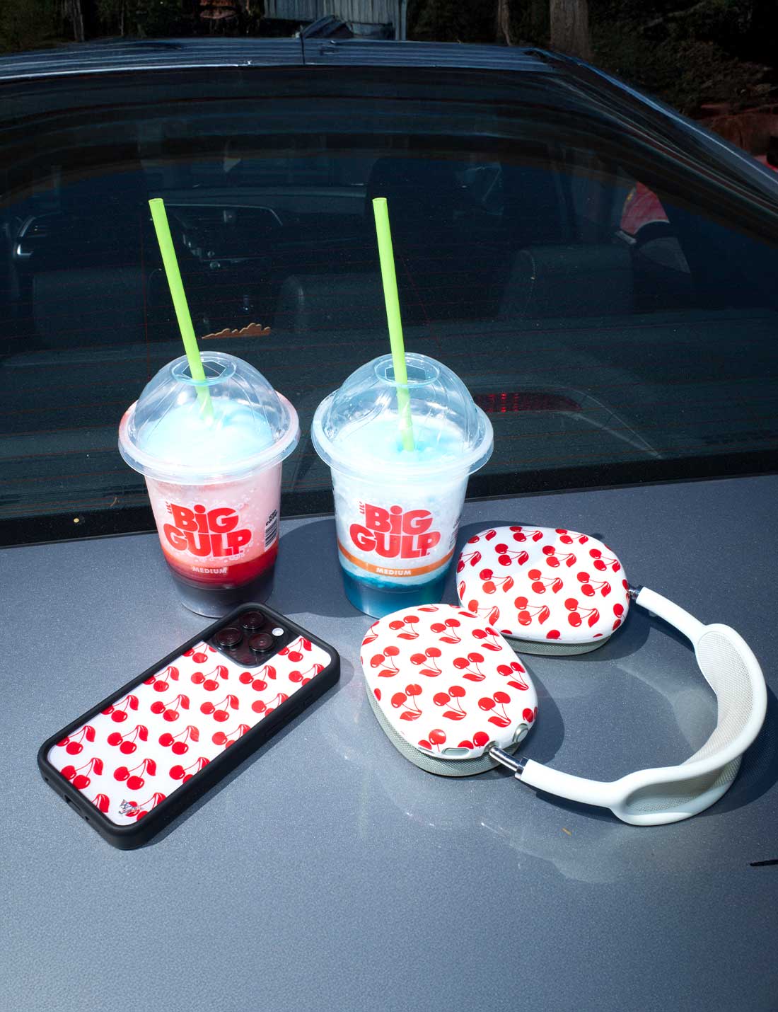 American Cherries Airpod Max Case - Aaria Tees Aaria Tees