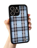Plaid | Blue iPhone Case - Aaria Tees Aaria Tees