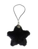 Fluffy Star Charm | Black - Aaria Tees Aaria Tees