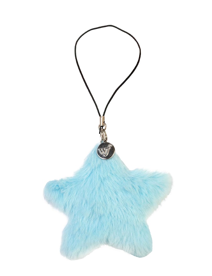 Fluffy Star Charm | Blue - Aaria Tees
