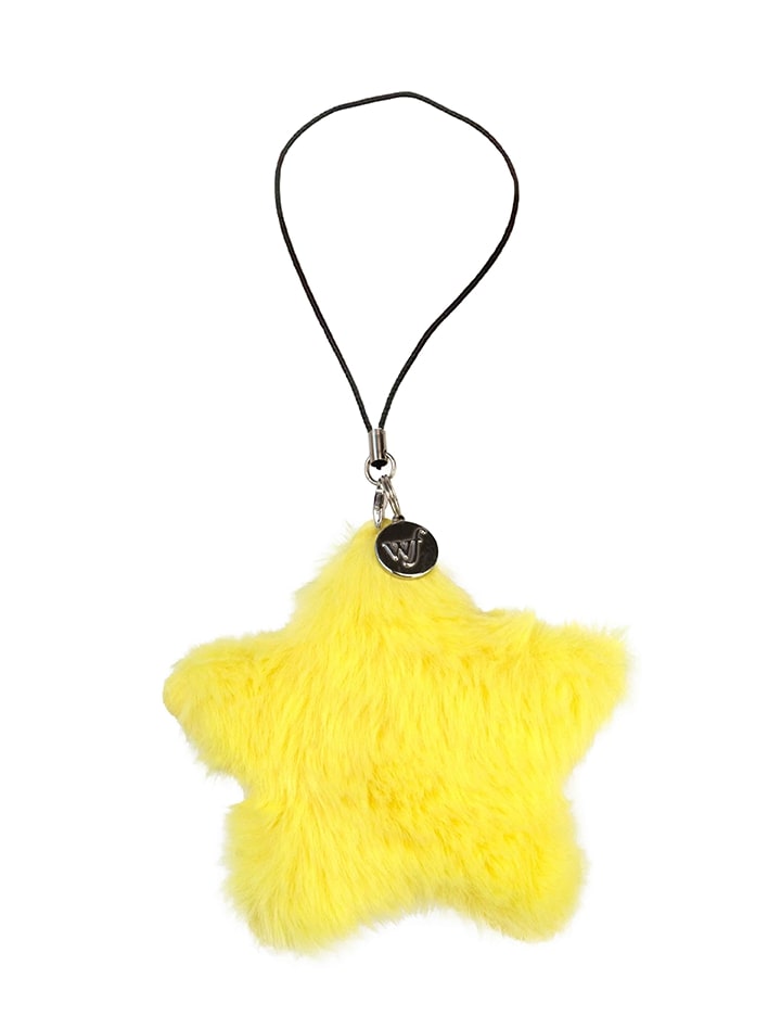 Fluffy Star Charm | Yellow - Aaria Tees Aaria Tees