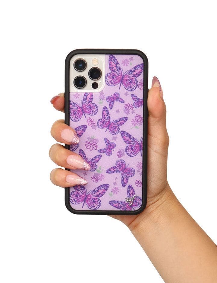 Butterfly | Lavender iPhone Case - Aaria Tees Aaria Tees
