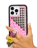 Pink Meow Stud iPhone Case - Aaria Tees Aaria Tees