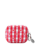 Red Gingham Hearts AirPods - Aaria Tees Aaria Tees