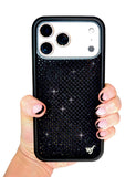Rhinestone iPhone Case | Black Aaria Tees