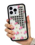 Vintage Floral Stud iPhone Case - Aaria Tees Aaria Tees