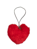 Fuzzy Heart w/ WF Charm | Red - Aaria Tees Aaria Tees