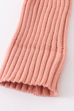 Coral Pink knit pom pom beanie hat baby toddler adult - Aaria Tees Aaria Tees