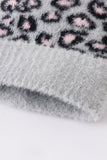 Grey leopard beanie hat toddler adult - Aaria Tees Aaria Tees
