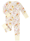 PoshTOT Rainbow Snacks Bamboo Baby Convertible Zippy Romper - Aaria Tees Aaria Tees