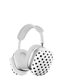 Polka Dot | White and Black Airpod Max Cover - Aaria Tees Aaria Tees