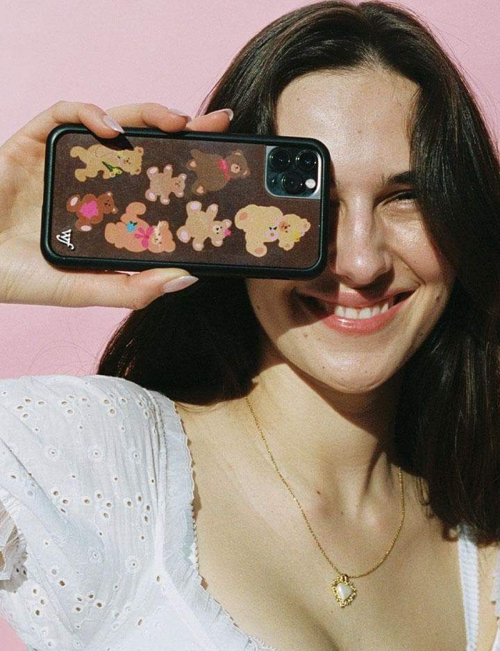 Bear-y Cute iPhone Case - Aaria Tees Aaria Tees