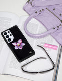 Orchid | Black Samsung Galaxy Case - Aaria Tees Aaria Tees