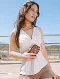 Brown Floral Airpod Max Case - Aaria Tees Aaria Tees