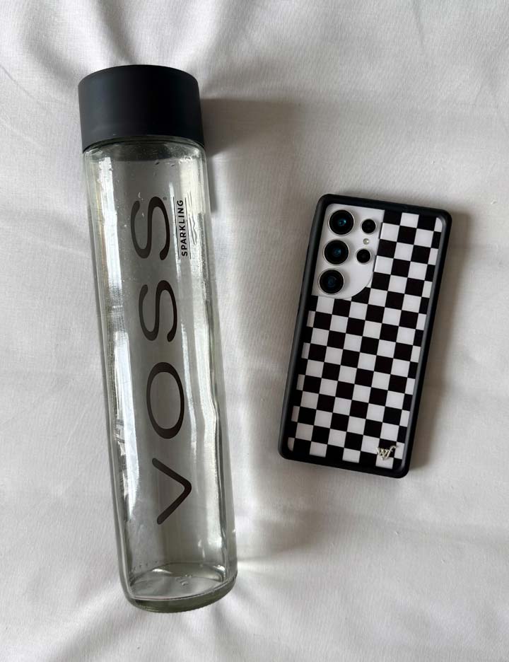 Checkers | Black Samsung Galaxy Case - Aaria Tees Aaria Tees