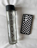 Checkers | Black Samsung Galaxy Case - Aaria Tees Aaria Tees