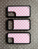 Checkers | Pink iPhone Case Aaria Tees