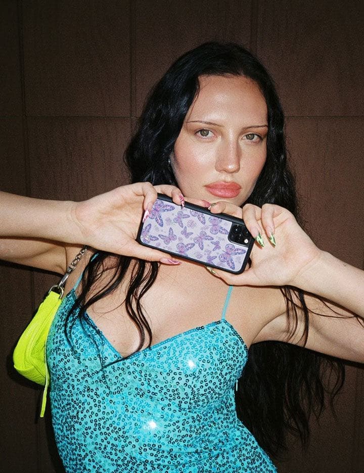 Butterfly | Lavender iPhone Case - Aaria Tees Aaria Tees