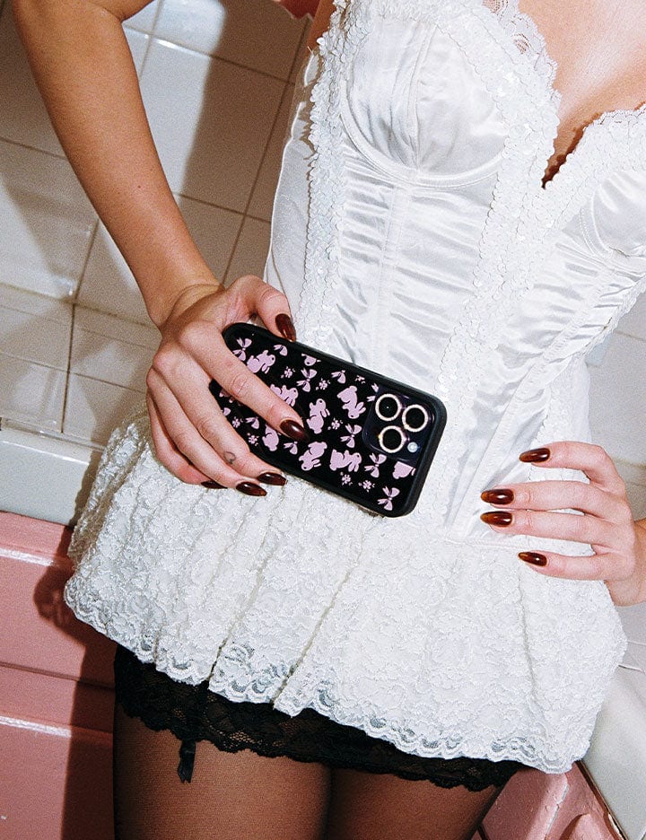 Pink Bunnies iPhone Case - Aaria Tees Aaria Tees