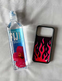 Flames | Black & Red iPhone Case Aaria Tees