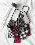 Flames | Black & Red Samsung Galaxy Case - Aaria Tees Aaria Tees