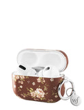 Brown Floral AirPods - Aaria Tees Aaria Tees