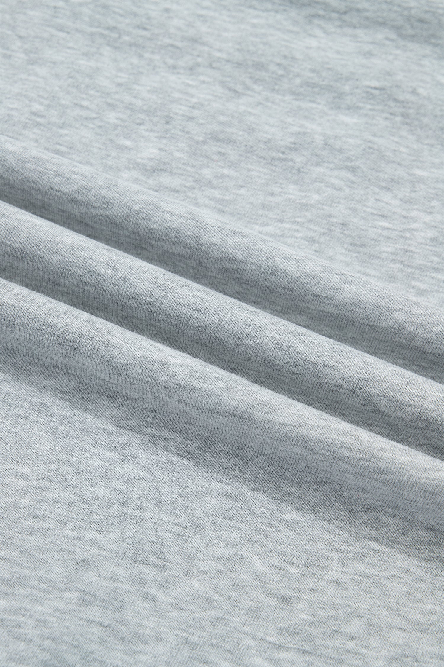 Light Grey Exposed Seam Mock Neck STATE Letter Graphic Loose Sweatshirt - Aaria Tees Aaria Tees